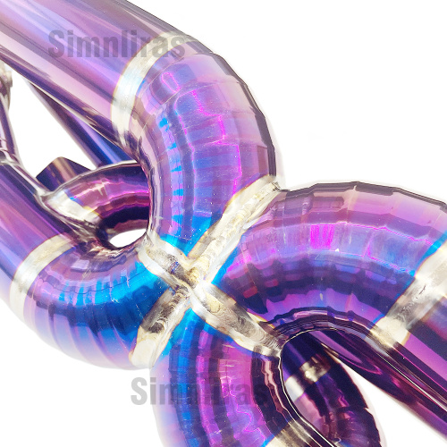 Titanium Purple Fit Porsche 992 Carrera's 3.0L Turbo 20-24 Pro-1 Center X-Pipe Wydech