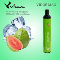Высококачественный Vidge Max 2000 Puffs Ondayable Vape