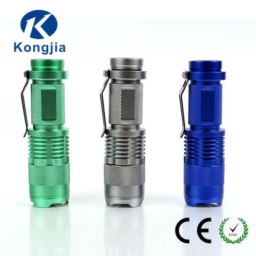 Mini led flashlight torch rechargeable battery