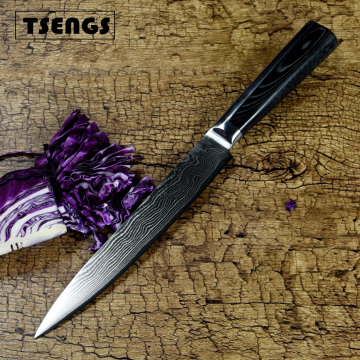 Pisau Penghirisan Damascus 8 inci - 67 Layer Steel Chef Kitchen Pisau