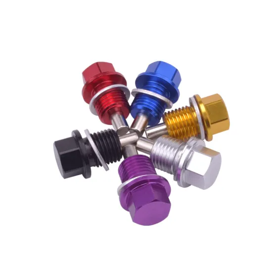 M14*1.5 Magnetic Oil Sump Nut Drain Oil Plug Screw Oil Drain Magnetic Oil Plug Nut JDM For Ford Honda Acura Mitsubishi 1 Pc