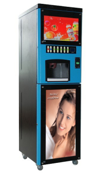 Newest Arrival Automatic Multimedia Coffee Vending Machine, Multimedia Soft Drink Vending Machine