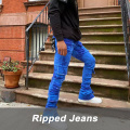 Color Men's Denim Pants Custom On Sale