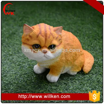 Gifts resin simulation persian cat decoration home garden