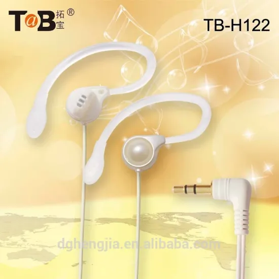 Nice hot selling sport stereo earhook earphone