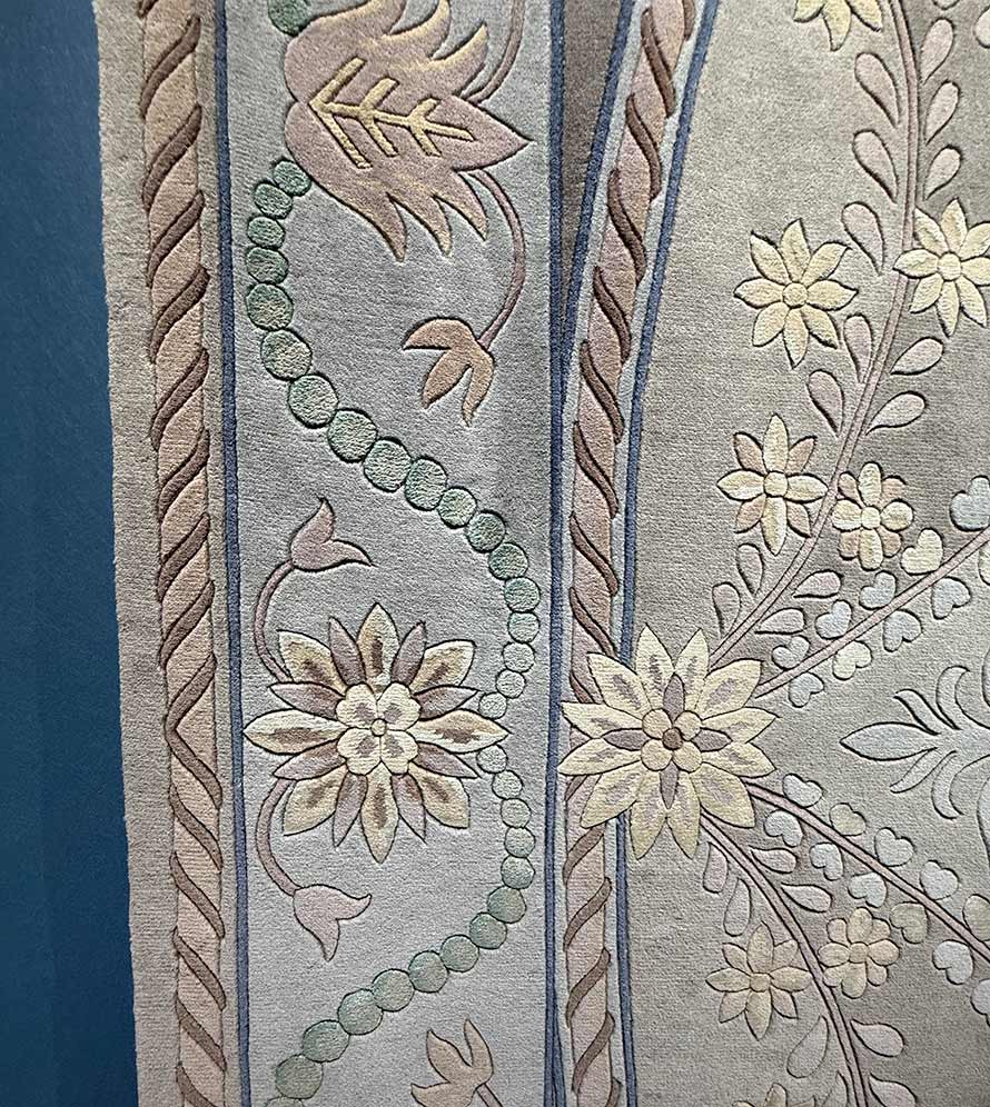 Persian Floral Medallion Rug