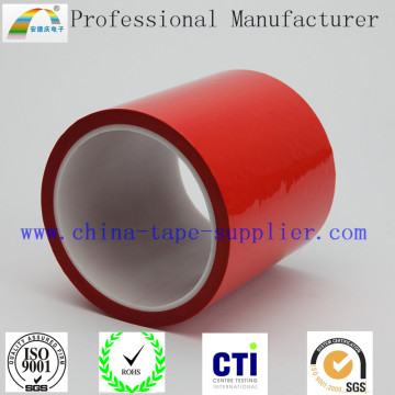 Mylar Insulation Acrylic Adhesive Tape Red, Log Roll 50.4in. X 72 Yds. 2mils