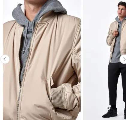 Solid color bomber jacket plain bomber jacket