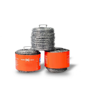 Affordable 500m Per Roll Twisted Barb Wire_fence: Hot Dipped Galvanized Electric Barbed Wire for Farm Border Security