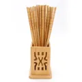 Confezione di bacchette di bambù naturale per la casa