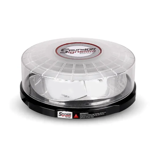 LED-VS7 Car Roof Red Strobe Light - 12V/24V Magnetic Emergency Warning Light Bar