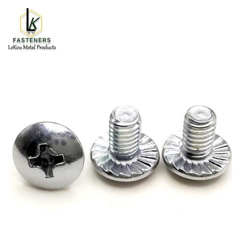 Машынныя шрубы з крыжападобнай галоўкай з нержавеючай сталі