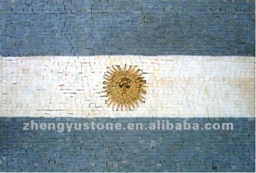 Country Flags Argentina Flag mosaic Tile