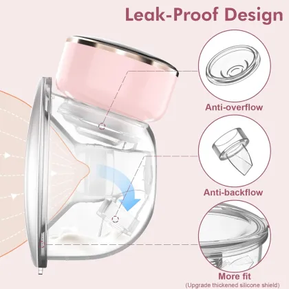Portable Wearable Electric Breast Pump - New Arrivals LED Display Quiet Comfort Breast Care Product