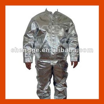 Aluminized metal splash protection jacket/pant
