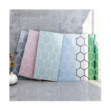 Nordic Macaron 300x600mm Glossy Honeycomb Hexagonal Kitchen Bathroom Wall Ceramic Tile