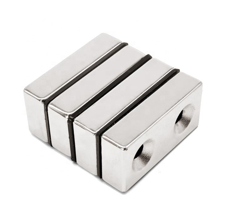 block countersunk hole magnet NdFeb magnet