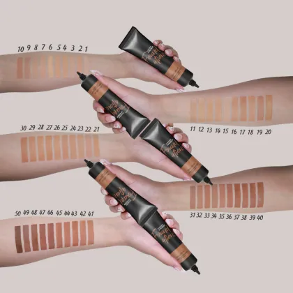 8 Color Matte Foundation Hose Stick Custom Concealer Private Label Makeup Natural Concealer Waterproof Liquid Foundation