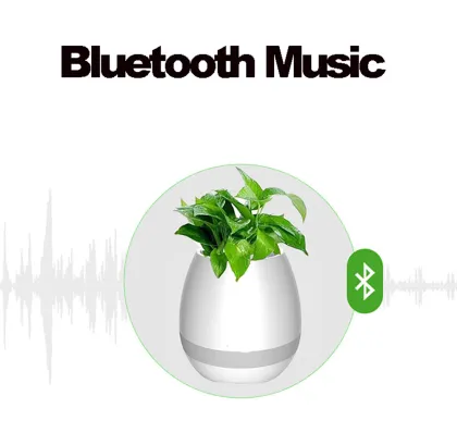Touch Bluetooth Flowerpot Wireless Bluetooth Speaker