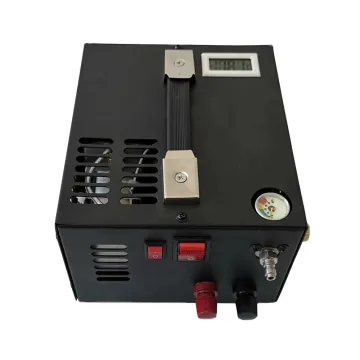 Portable 12 Volt Pcp Compressor With 220v/110v Transformer