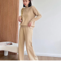 Women 2 Piece Knit Sweatsuit Set