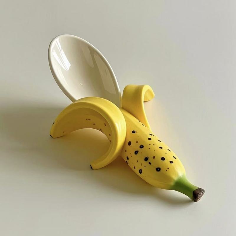 Creative Banana-Shaped Spoon - Unique Kitchen Tool