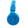 Blue Foldable Stereo On Ear Headphones OEM ODM