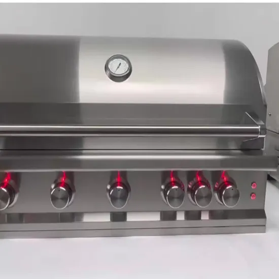 Outdoor Gardens Built In Bench Top Gas Dual Purpose Charcoal Infrared Rear Burner Barbecue Grill