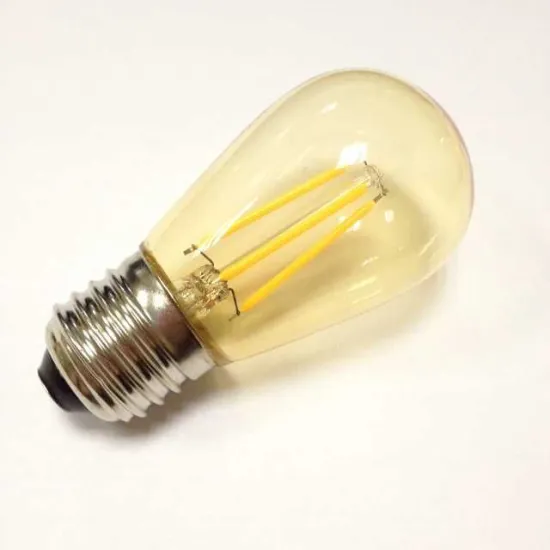tea colour glass led bulb S14 led filament bulb