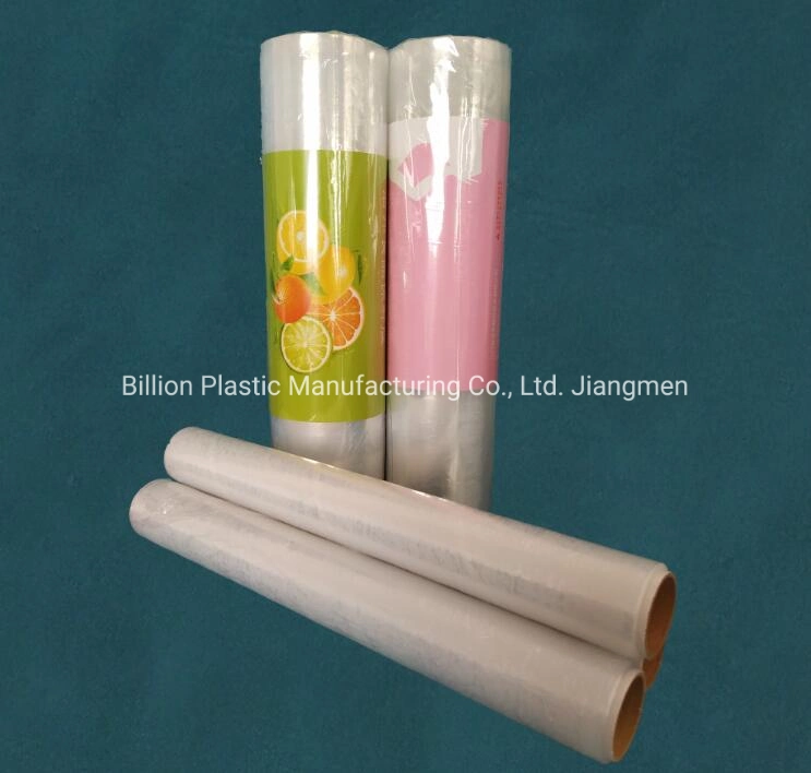 Transparent PE Fresh Keeping Cling Film, Food Grade Freezer Film