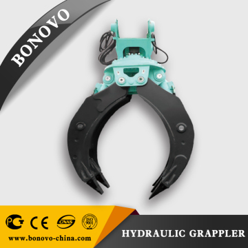 Excavator Hydraulic Rotating Grapple Wooden Grapple Log Grapple Stone Grapple