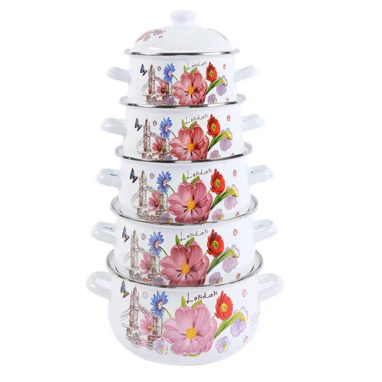 Custom Enamel Casserole for Cooking High Quality Factory Wholesales Cookware