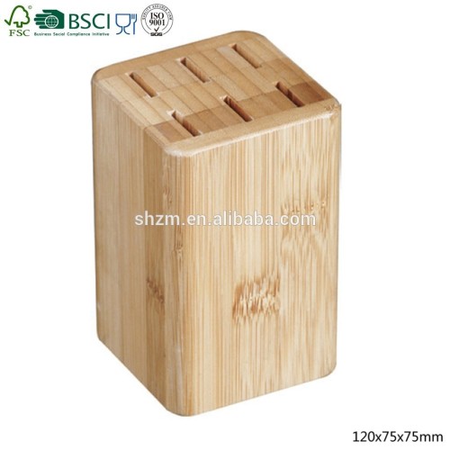 Bamboo Countertop Knife Block - 6 slot