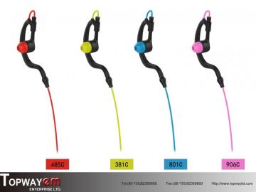 Wired Sport Earphook with adjustable earbuds