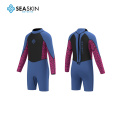 Seaskin Girl's Long Sleeve Springsuit Dive Wetsuit