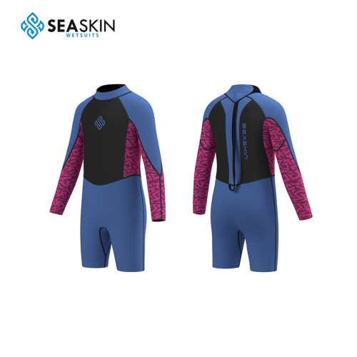 Seaskin Unisex 3mm Back Zip Diving Girls Wetsuits