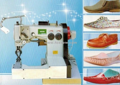 Machine Stitching voor buisvormige Mocassin