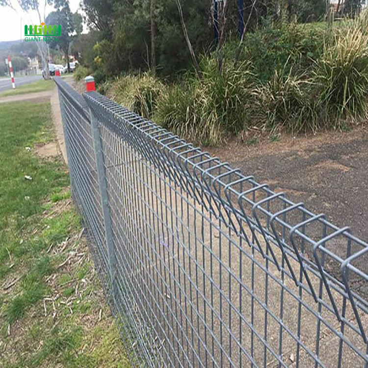 Rolled top brc welded mesh  fencing