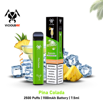 Vicious Disposable Vape Pen 2500 Puffs