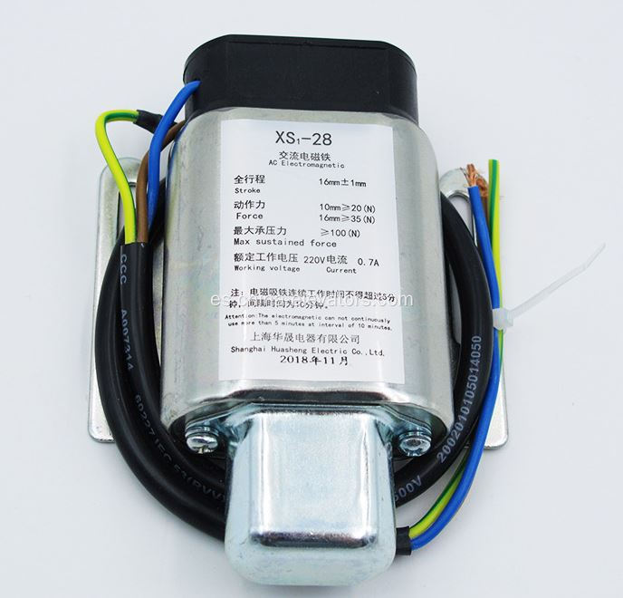 XS1-28 AC Electromagnet para gobernadores de velocidad del ascensor MRL