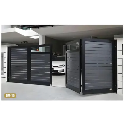 Outdoor Garden Decoration Aluminum Frame Guardrail Door