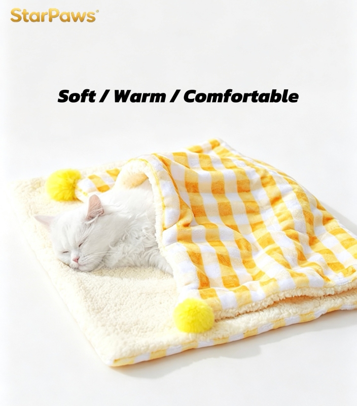 Warm All-Season Cat Sleeping Mat Ultra-Soft