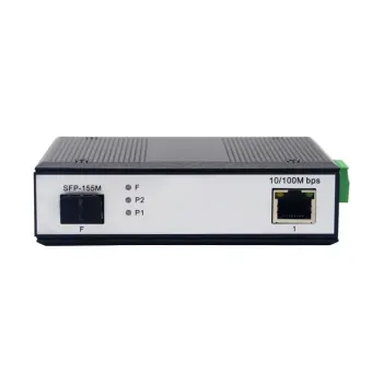 1-Port 10/100 BASE-TX + 1* 100M Base FX Din Rail Industrial Ethernet Switch