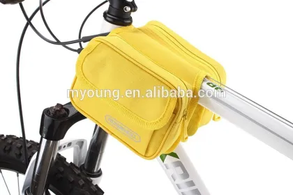 Wholesale practical multifunctional bicycle frame bag double saddle bag