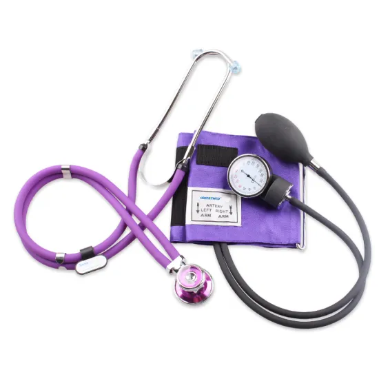 manual stethoscope blood pressure cuff kit