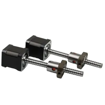 42mm 2 Phase Nema 17 Stepper Motor with Ball Screw - 4.8kg.cm, 1.8° Step Angle
