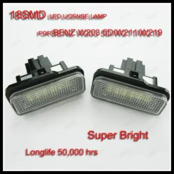 2012 latest 18SMD License Plate Lamp LED Car Light  for Benz W219