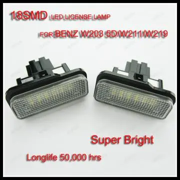 Factory 18SMD License Plate Lamp LED Car Light  for Benz W211