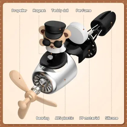 DDC car-mounted aromatherapy freshens the air inside the car