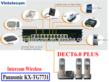 China Hybrid PBX factory VinTelecom MK308 PABX Phone system 3/8 MK for office phone solution